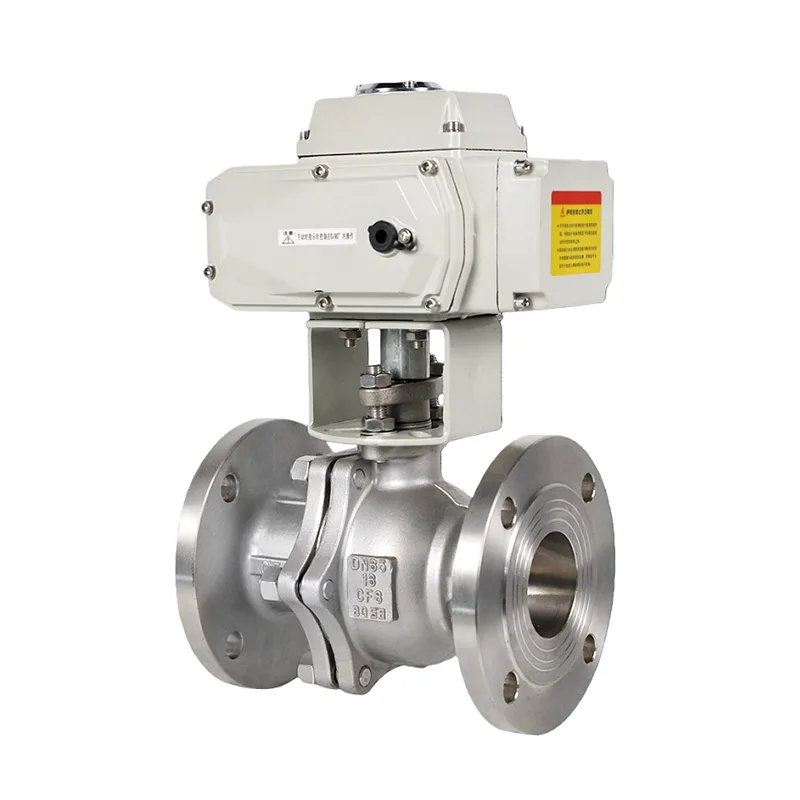 ኤሌክትሪክ አይዝጌ ብረት Flanged ኳስ ቫልቭ