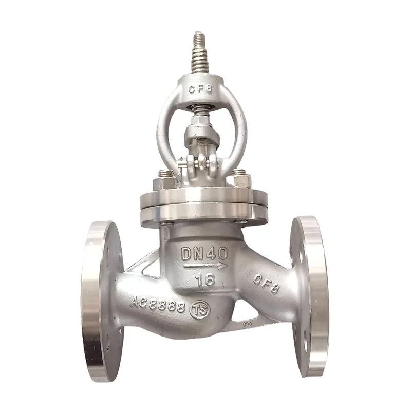 አይዝጌ ብረት 304 Flanged Globe Valve