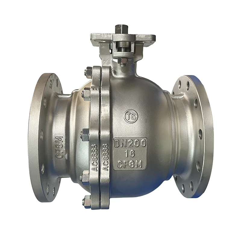 አይዝጌ ብረት Flanged ኳስ ቫልቭ