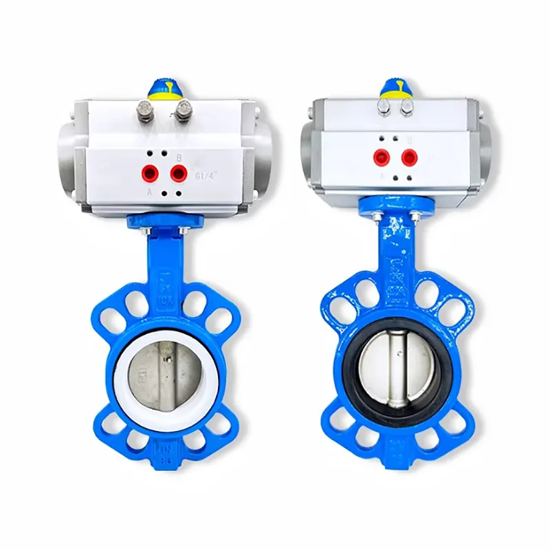 አይዝጌ ብረት Pneumatic ቢራቢሮ ቫልቭ